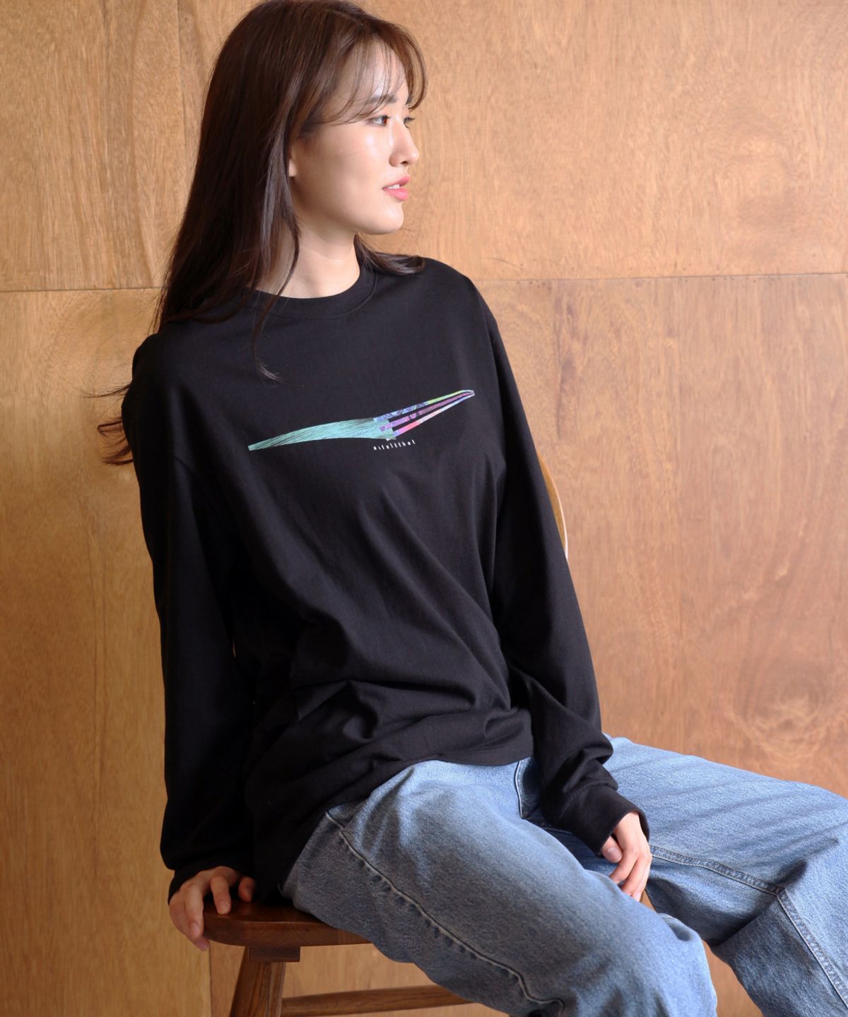 벨레파(BELLEFFA) i f e l t t h a t (아이펠트댓) 디자이너 티셔츠 긴팔티