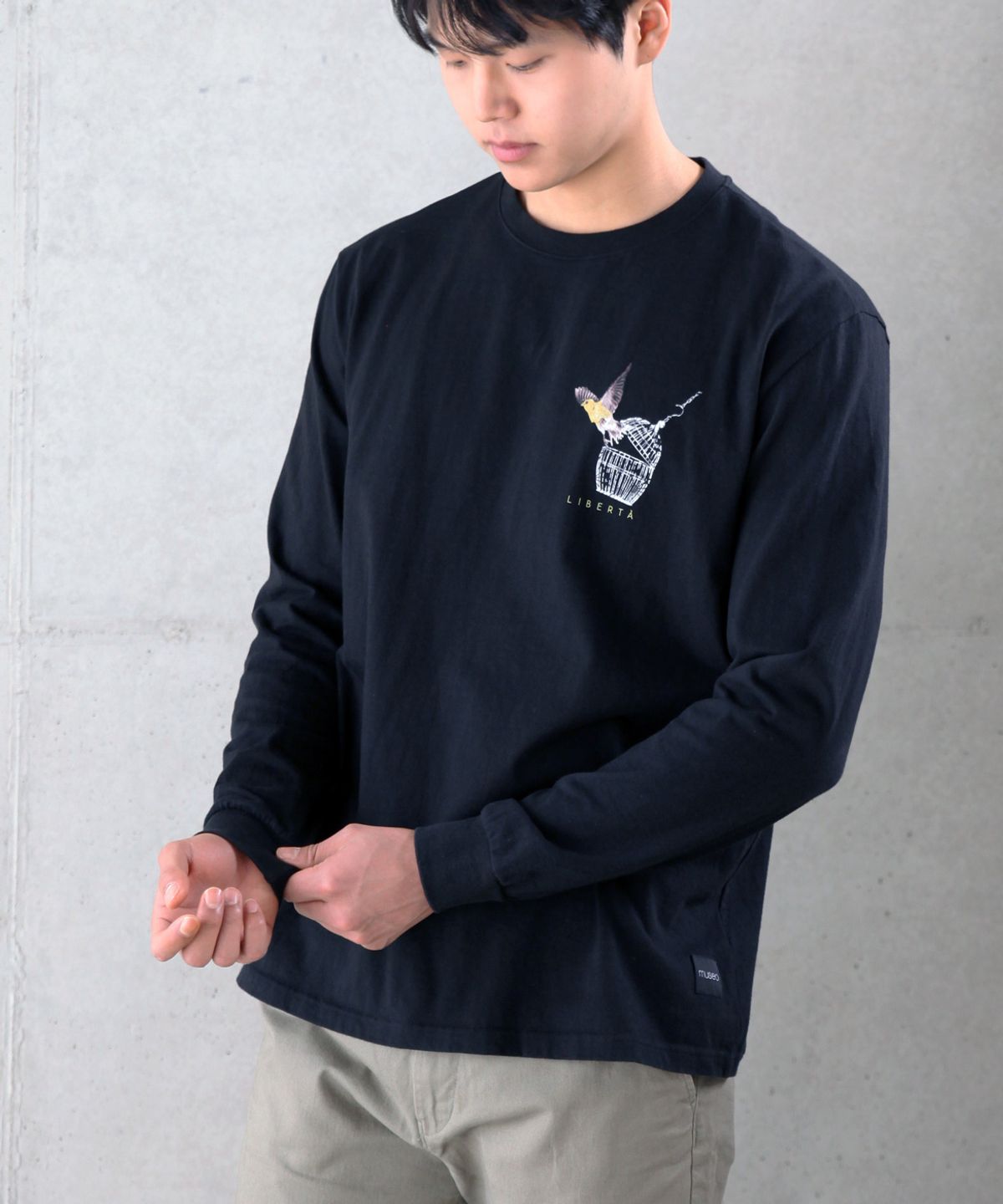 벨레파(BELLEFFA) liberta (자유) 디자이너 티셔츠 긴팔티