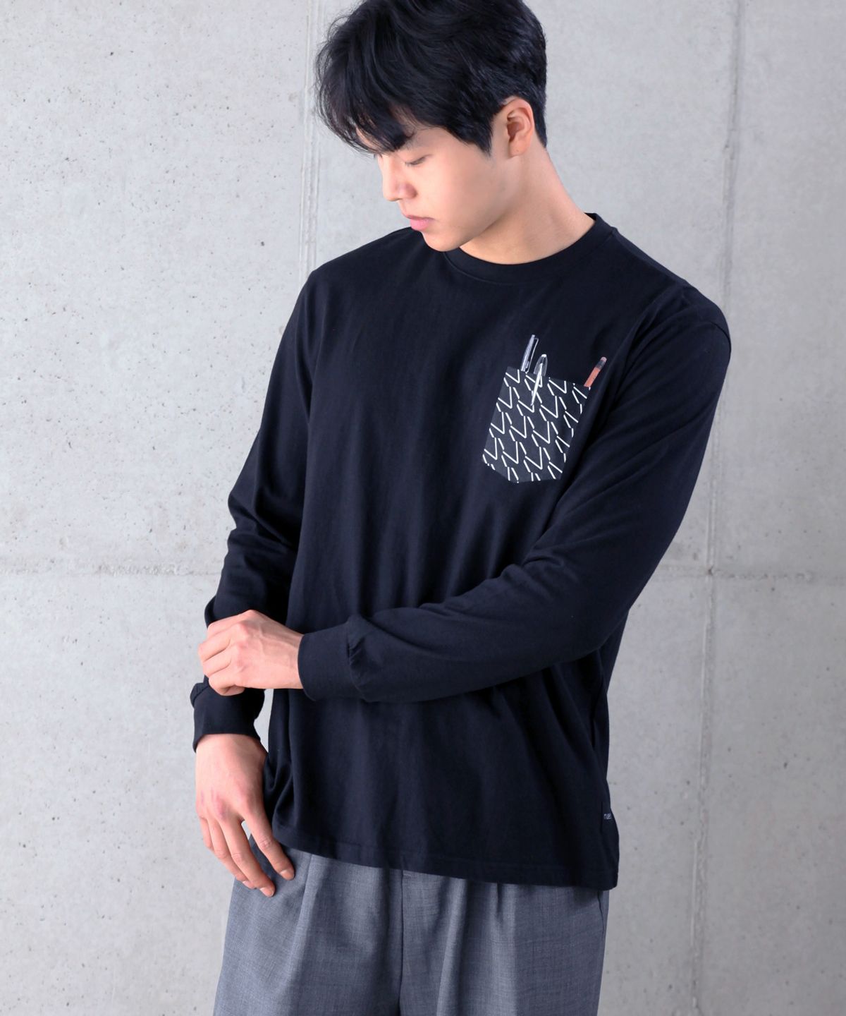 벨레파(BELLEFFA) architetto (건축가) 디자이너 티셔츠 긴팔티