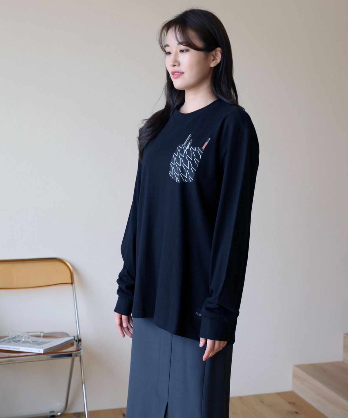 벨레파(BELLEFFA) architetto (건축가) 디자이너 티셔츠 긴팔티