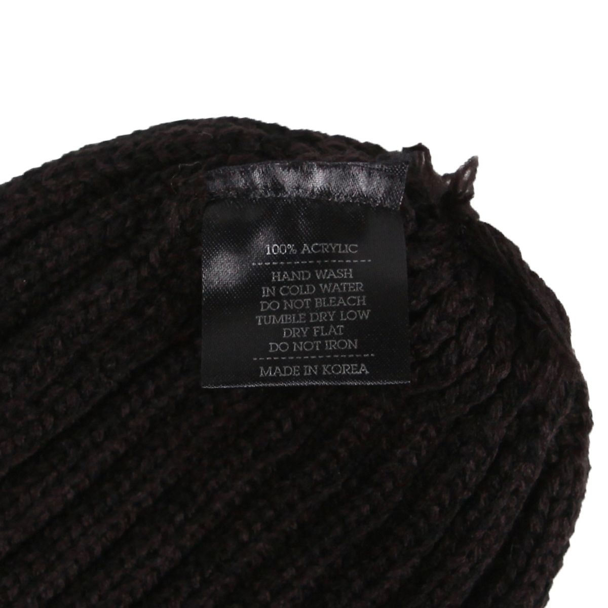 에잇볼륨(EIGHTVOLUME) EV Plain Pop Beanie (Black)
