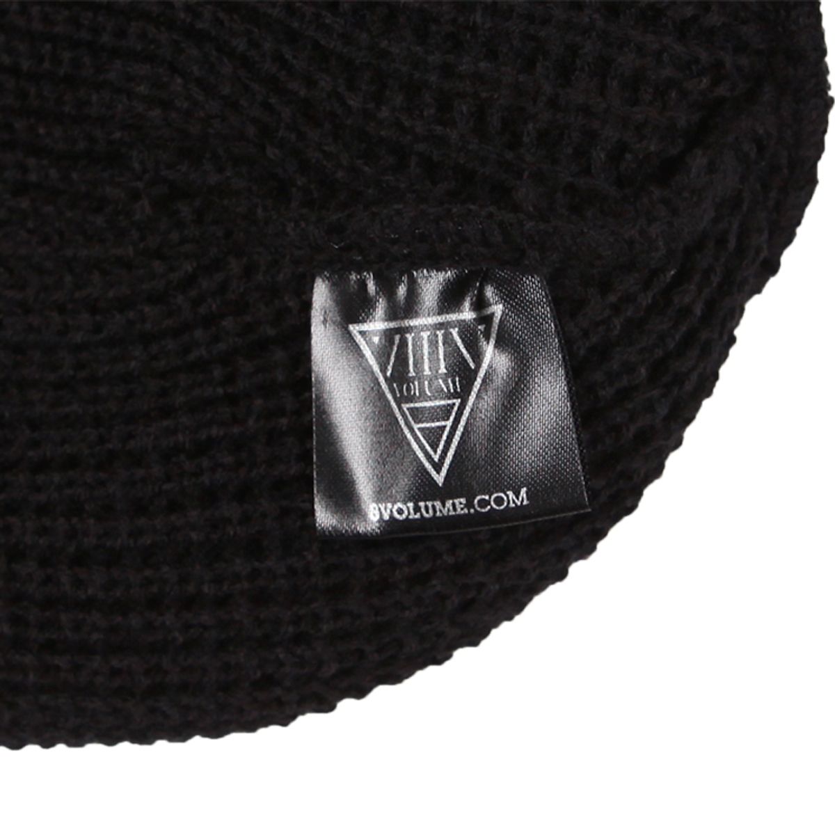 에잇볼륨(EIGHTVOLUME) EV Plain Voca Beanie (Black)