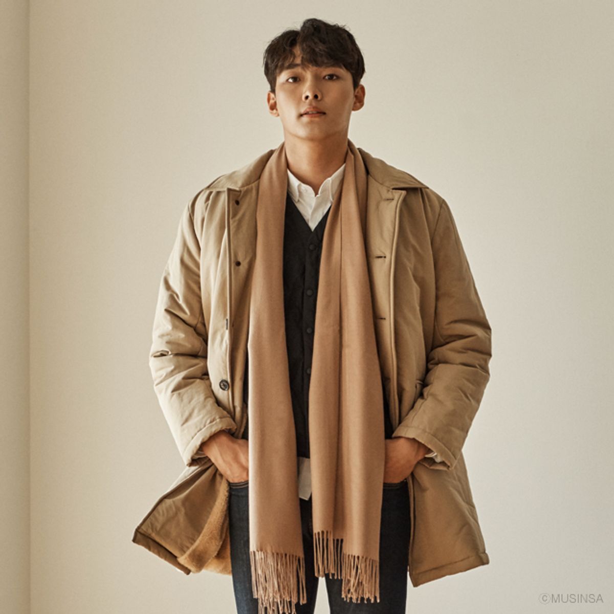 제이반스 클래식(JBANS CLASSIC) 울100 소프트 머플러2 (C1804-AM902BE)