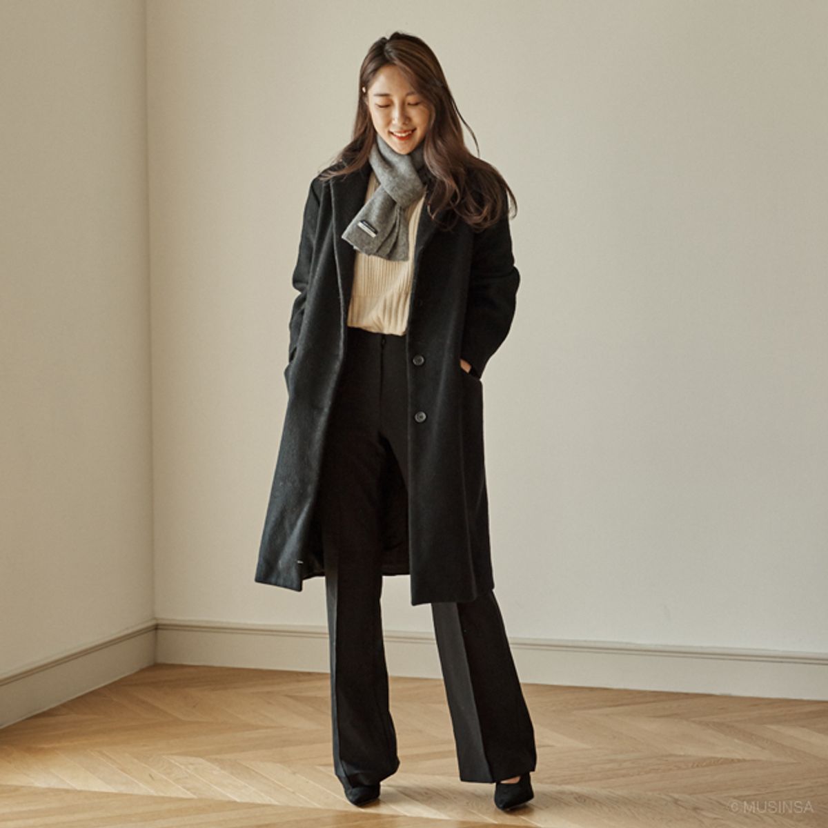 제이반스 클래식(JBANS CLASSIC) 소프트 울터치 미니 머플러2 (C1804-AM905GR)
