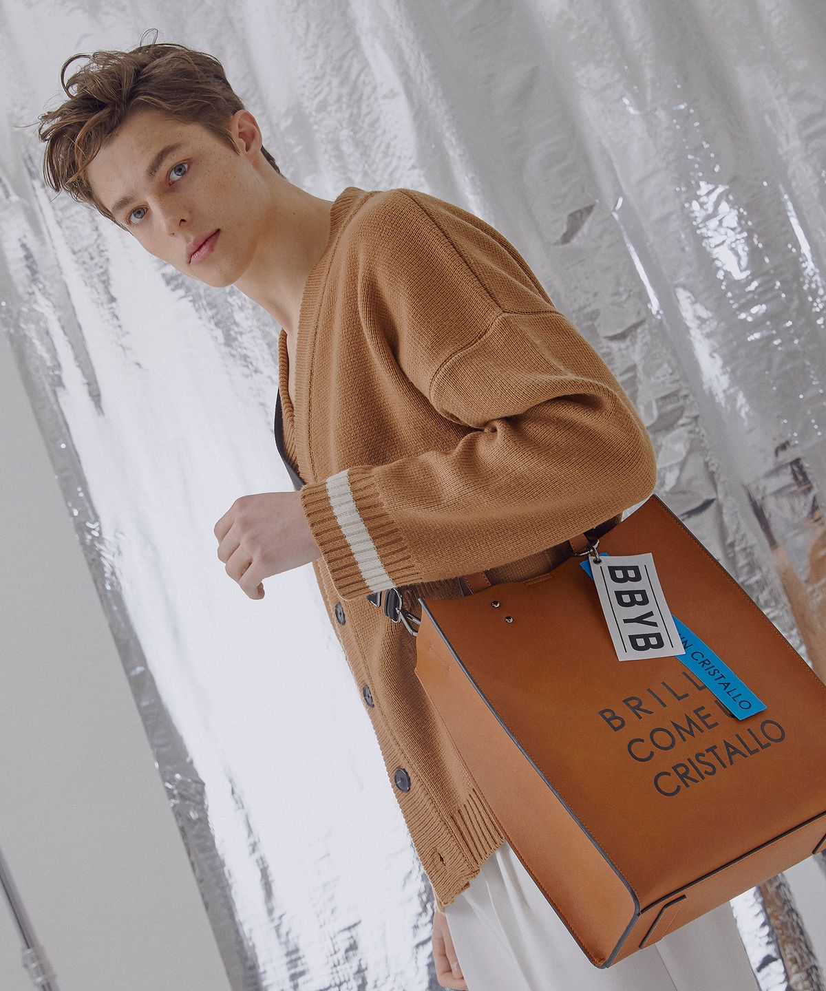 비비와이비(BBYB) 마체백 Unisex 토트 (Amber Brown)