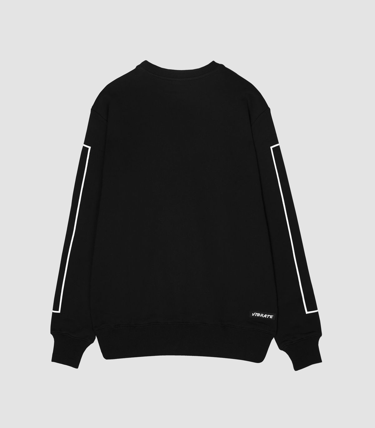 바이브레이트(VIBRATE) CLASSIC MINI LOGO SWEAT SHIRT (BLACK)