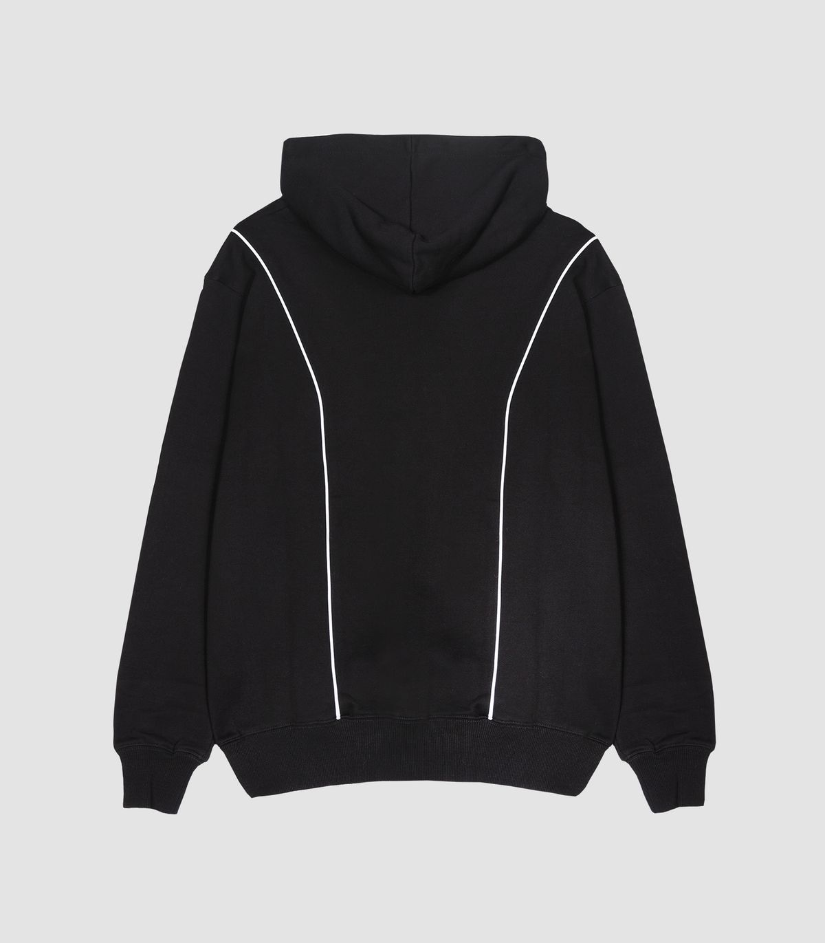바이브레이트(VIBRATE) SPACE TRIP LINE HOODIE (BLACK)