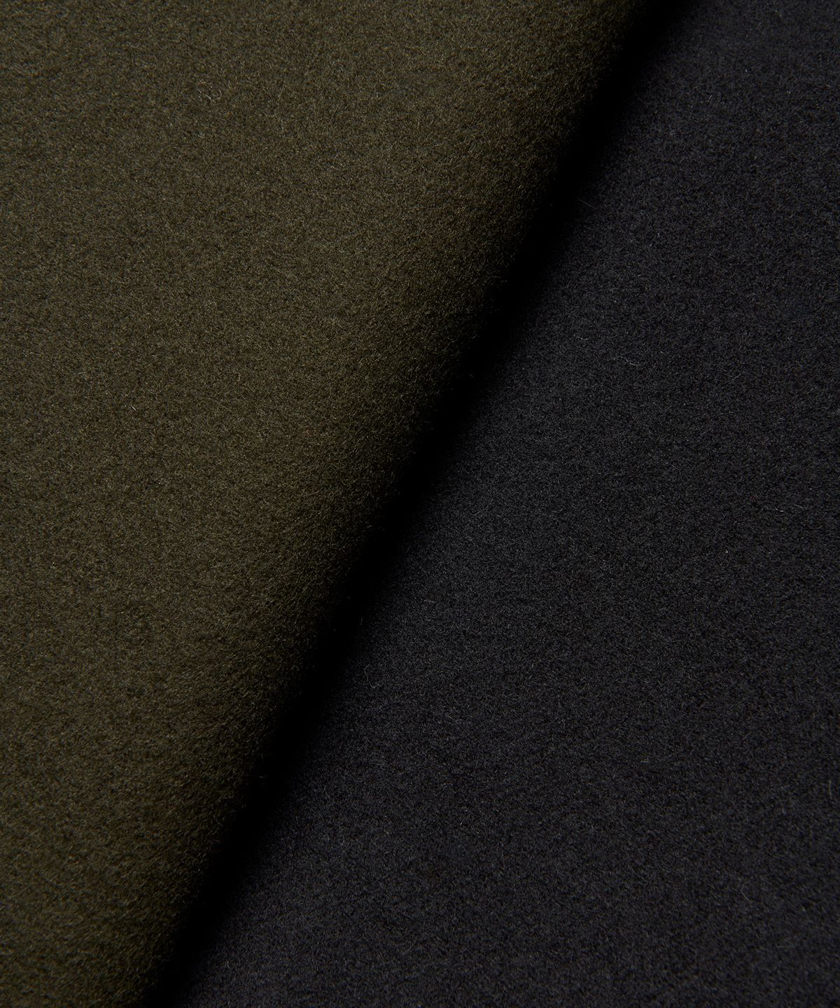 디자이너 인비테이션(DESIGNER INVITATION) 러플 트리밍 더블 코트 [블랙]
