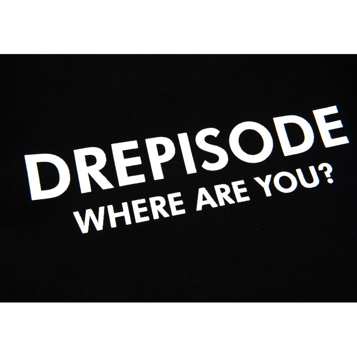 드레피소드(DREPISODE) DQC 로고 캔버스 크로스백 DL16-BK