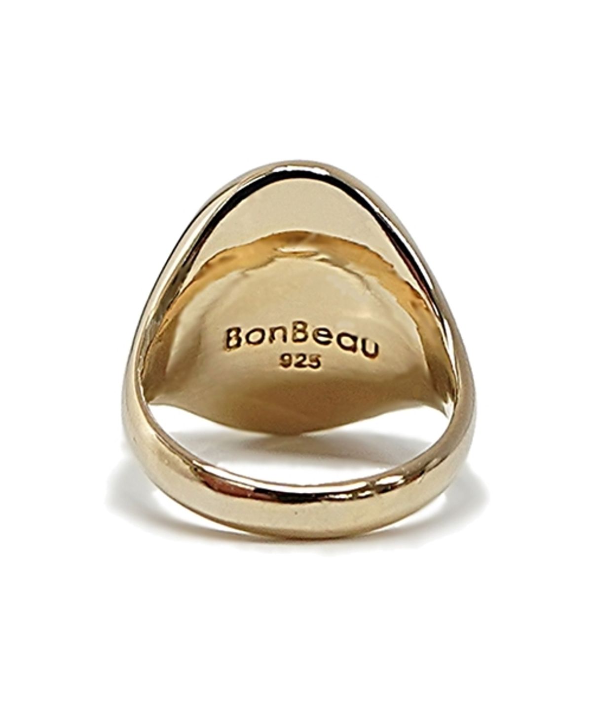 봉보(BONBEAU) 패션 비행기 볼드 두꺼운 골드반지