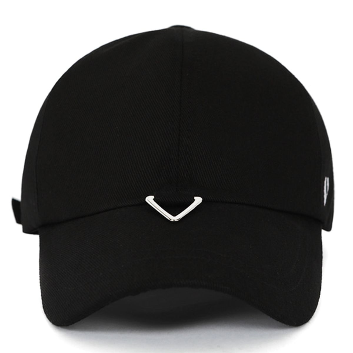 바이브레이트(VIBRATE) BLACK LINE - TRIANGLE VISOR BALL CAP (BLACK)