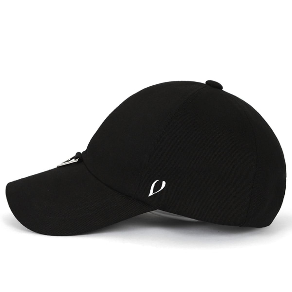 바이브레이트(VIBRATE) BLACK LINE - TRIANGLE VISOR BALL CAP (BLACK)