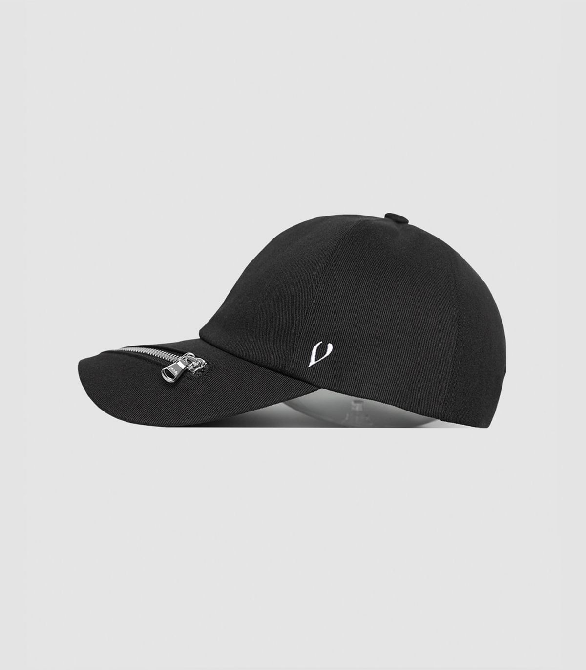 바이브레이트(VIBRATE) BLACK LINE - ZIPPER BALL CAP (black)