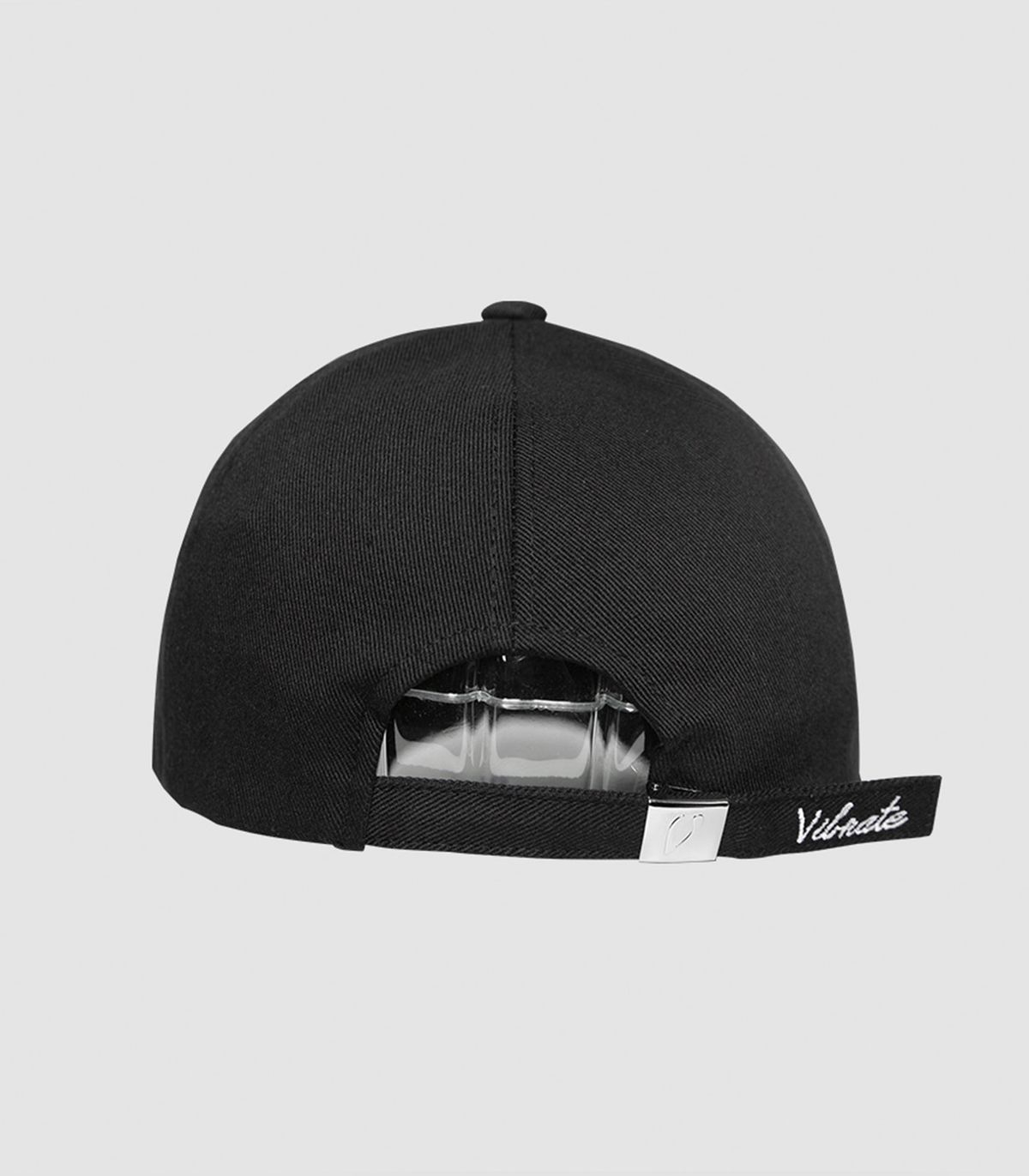 바이브레이트(VIBRATE) BLACK LINE - ZIPPER BALL CAP (black)