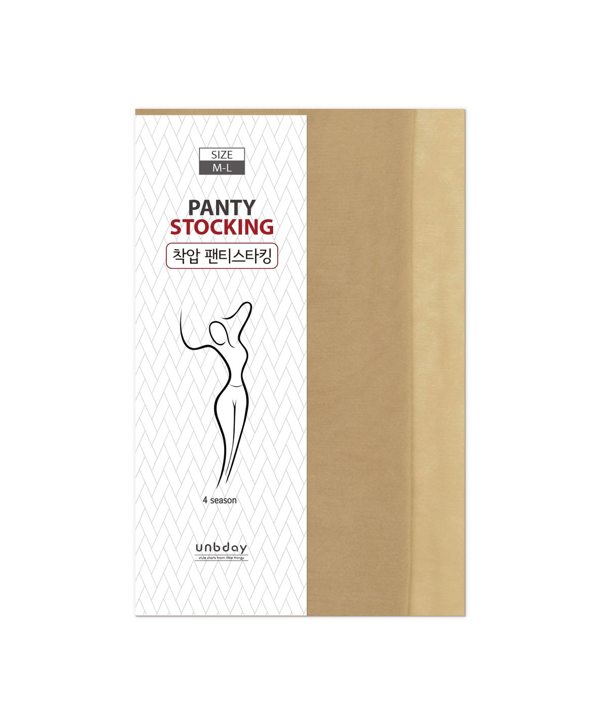 언비데이(UNBDAY) [3PACKS]여자 착압 압박 고신축  팬티 스타킹 (4 color)