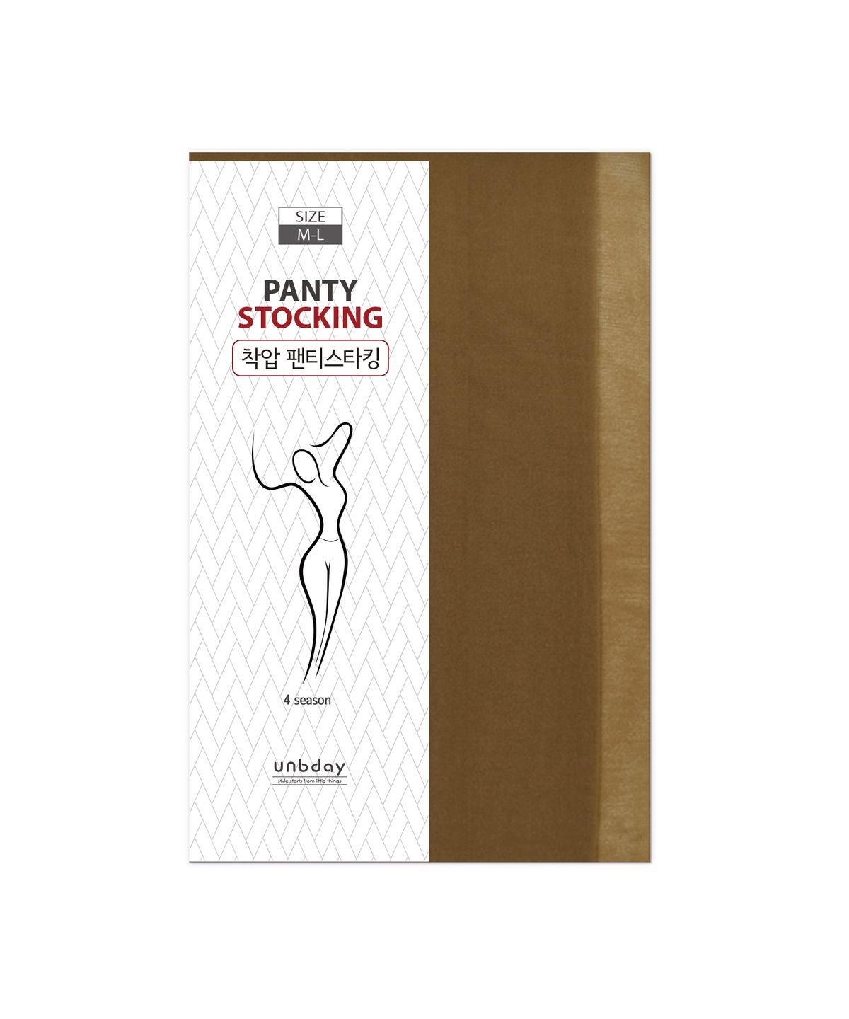 언비데이(UNBDAY) [3PACKS]여자 착압 압박 고신축  팬티 스타킹 (4 color)