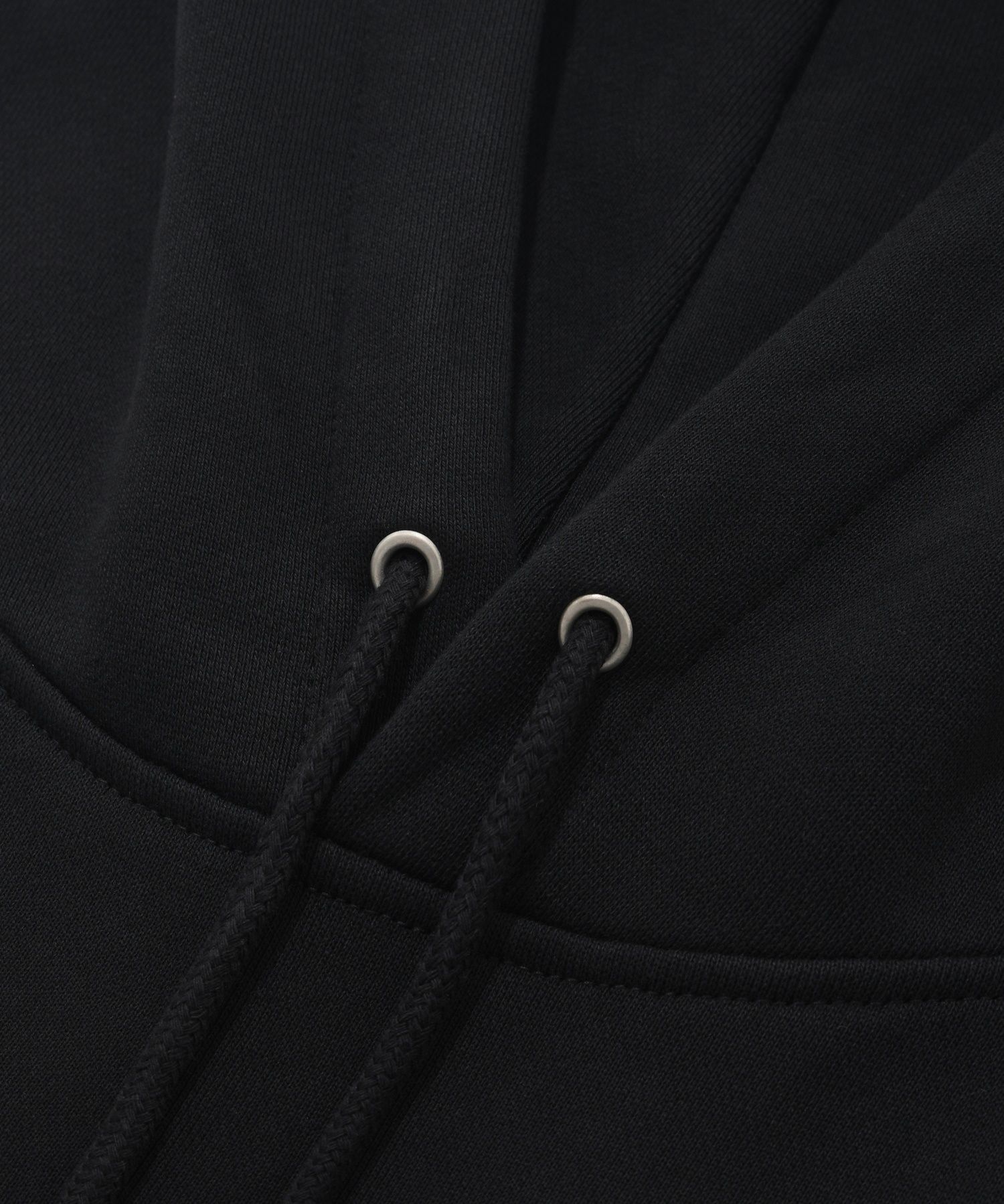 MUSINSA | COVERNAT Small Authentic Logo Hoodie Black