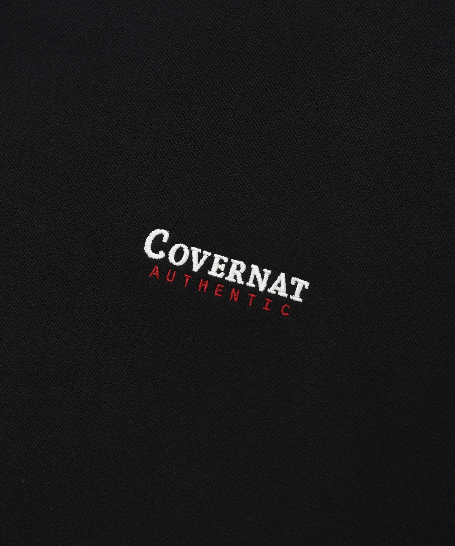 MUSINSA | COVERNAT Small Authentic Logo Sweatshirt Black