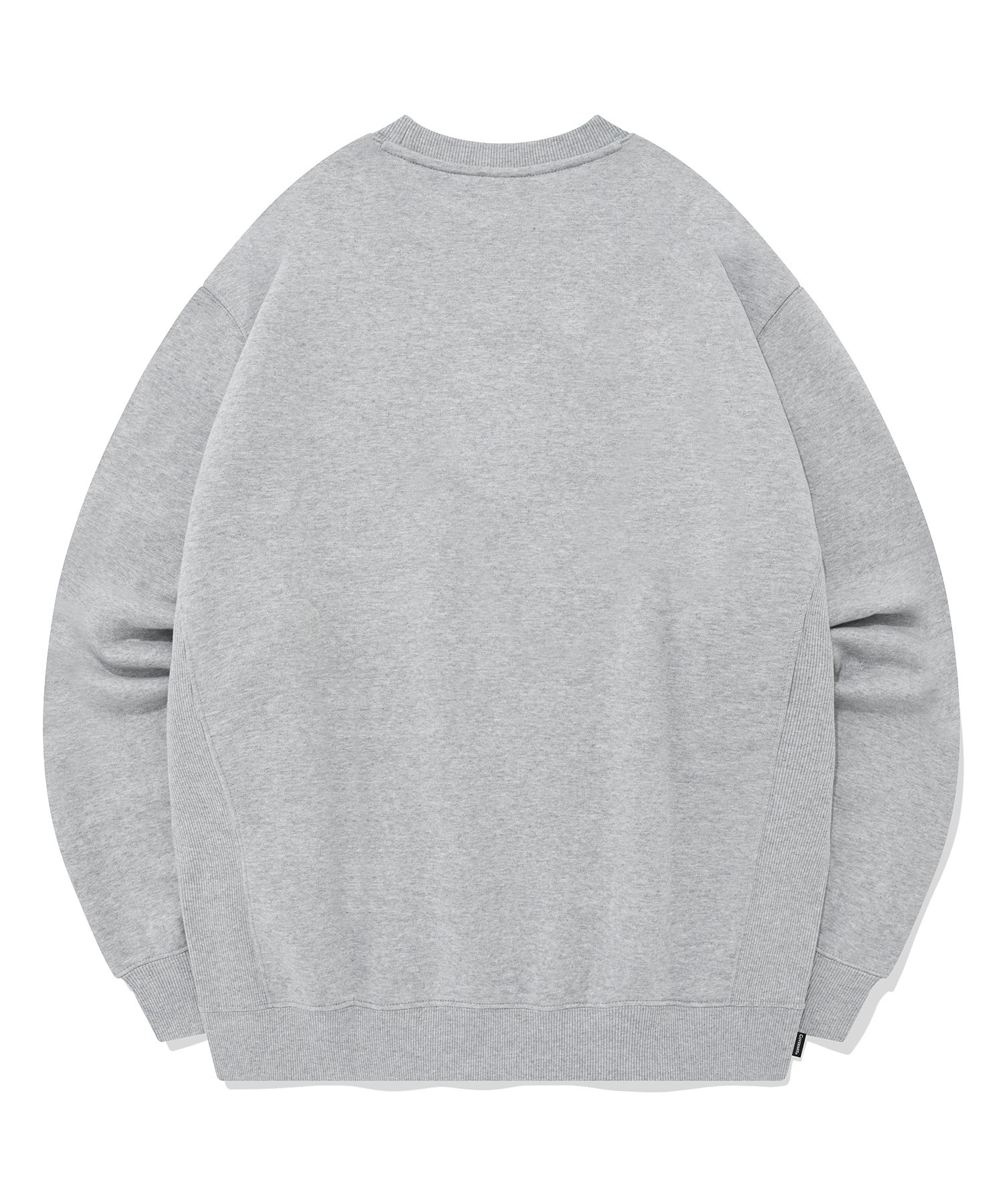 パーカー・フーディ COVERNAT Overfit small authentic logo hoodie melange grey MUSINSA | COVERNAT Overfit Small Authentic Logo Hoodie
