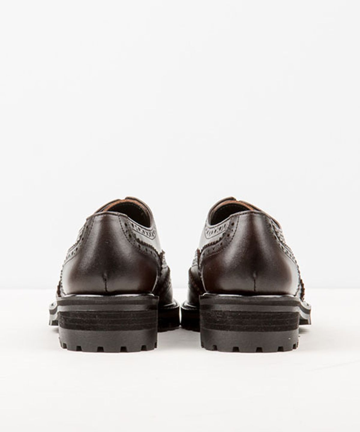 레더리스(LEATHERLESS) #515 / 워커솔 윙팁 워커/ 다크브라운 / for men