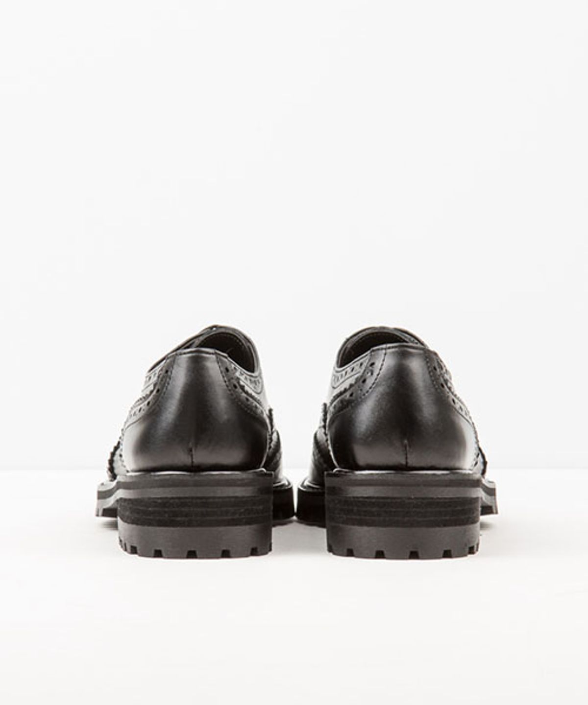 레더리스(LEATHERLESS) #515 / 워커솔 윙팁 워커 / 블랙  / for men