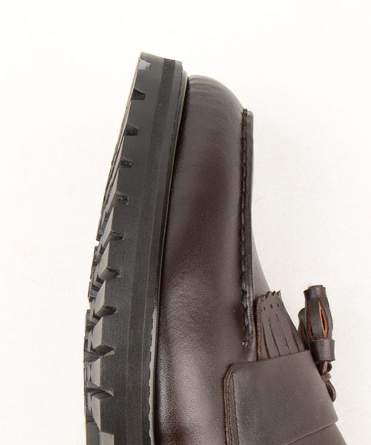레더리스(LEATHERLESS) #408 / 워커솔 테슬로퍼 / 다크브라운 / for men