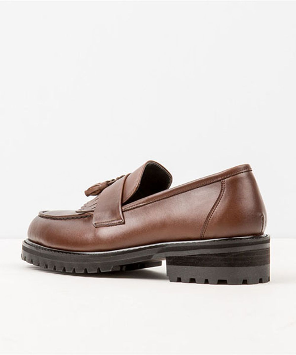 레더리스(LEATHERLESS) #408 / 워커솔 테슬로퍼 / 브라운 / for men