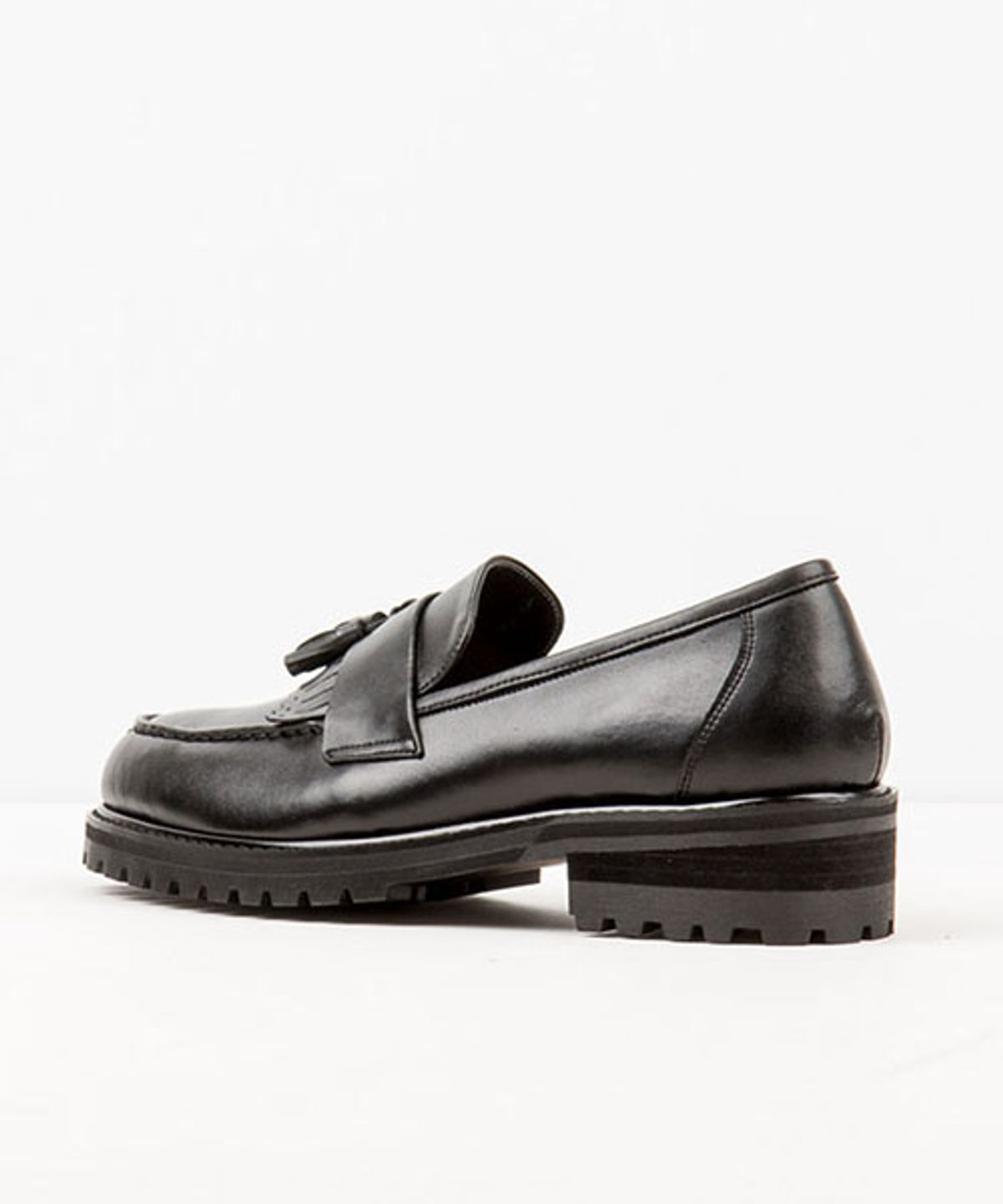 레더리스(LEATHERLESS) #408 / 워커솔 테슬로퍼 / 블랙 / for men