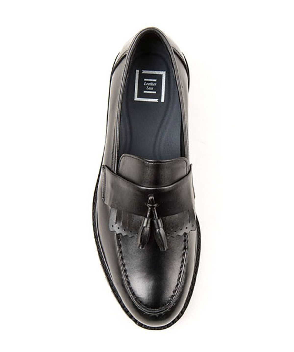 레더리스(LEATHERLESS) #408 / 워커솔 테슬로퍼 / 블랙 / for men