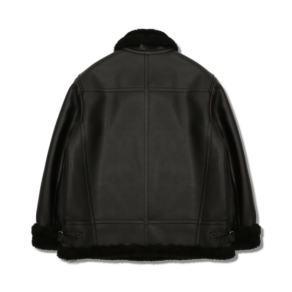 【SPERONE】24FW★ Fake B3 Mustang Jacket Woman SPERONE-FAKE B3 MUSTANG JACKET WOMEN (BLACK)│삼성물산