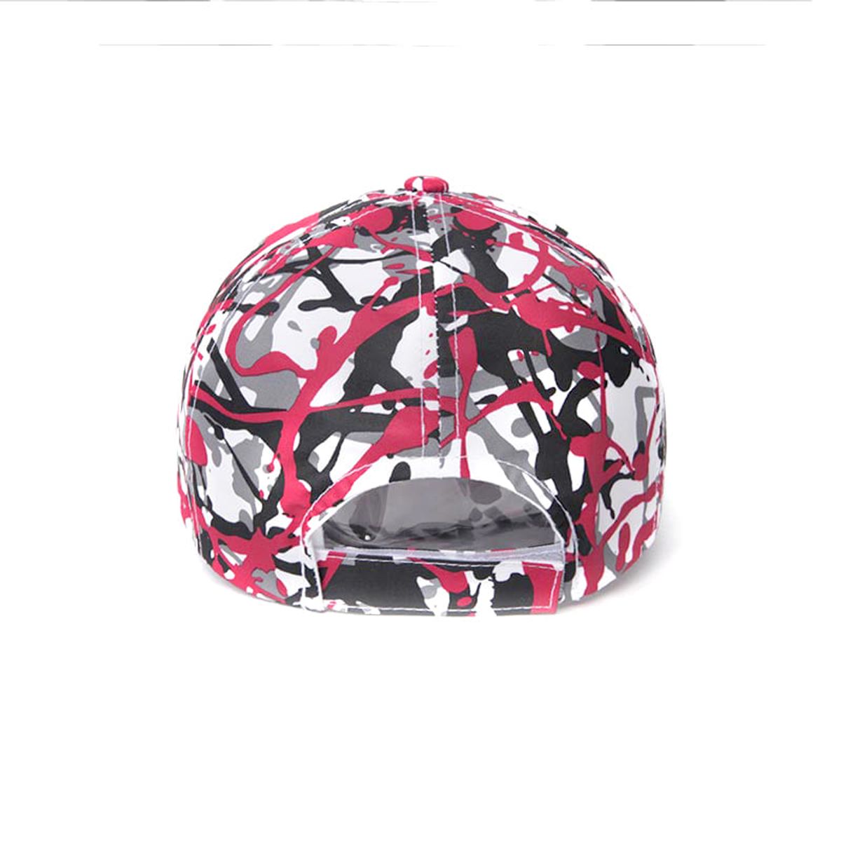 바이브레이트(VIBRATE) V8 - CAMOUFLAGE PATTERN BALL CAP (RED)