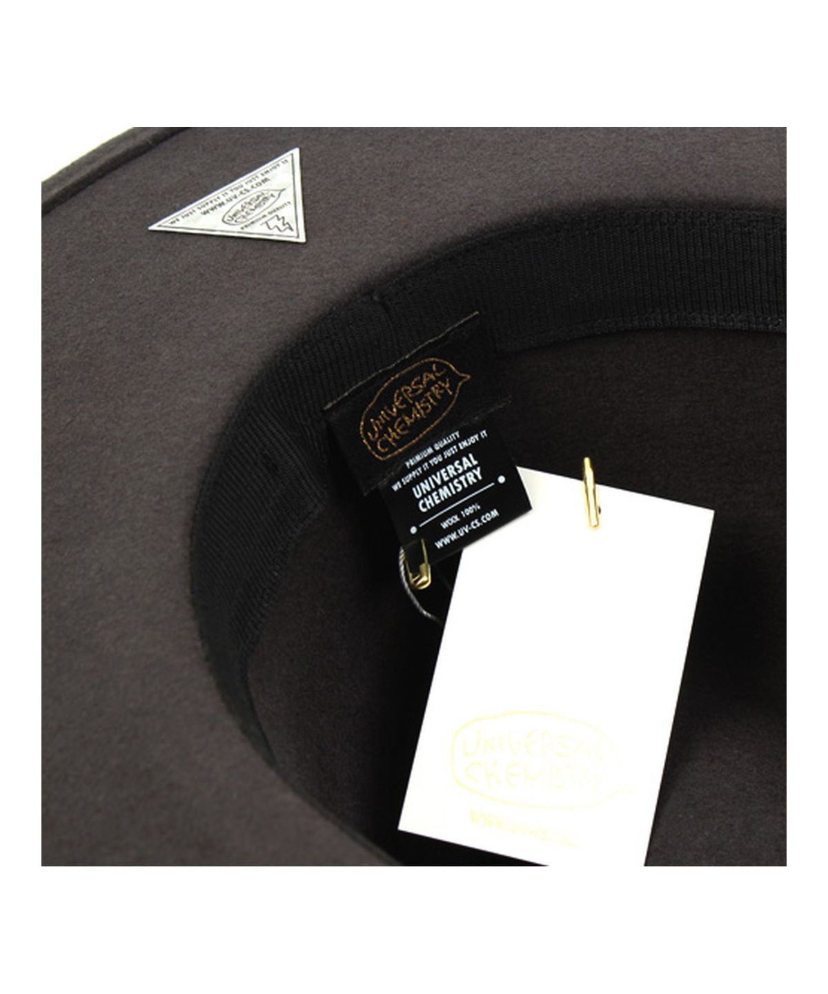유니버셜 케미스트리(UNIVERSAL CHEMISTRY) BK Line Wool Gray Fedora 울페도라