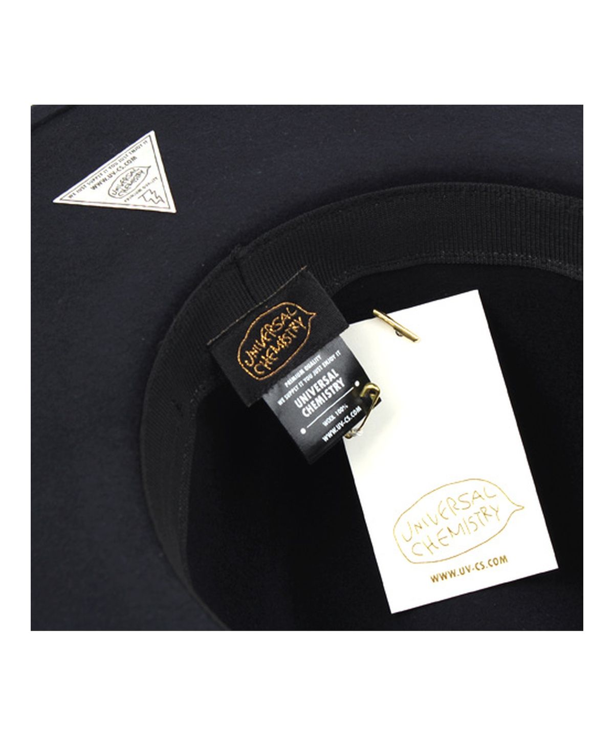 유니버셜 케미스트리(UNIVERSAL CHEMISTRY) NV Line Wool Navy Fedora 울페도라
