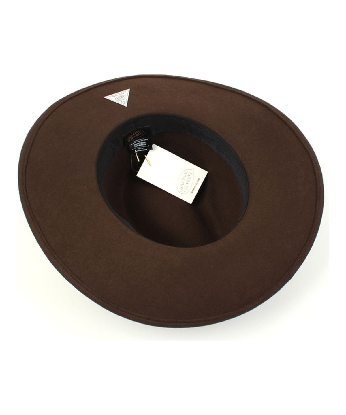 유니버셜 케미스트리(UNIVERSAL CHEMISTRY) BR Line Wool Brown Fedora 울페도라