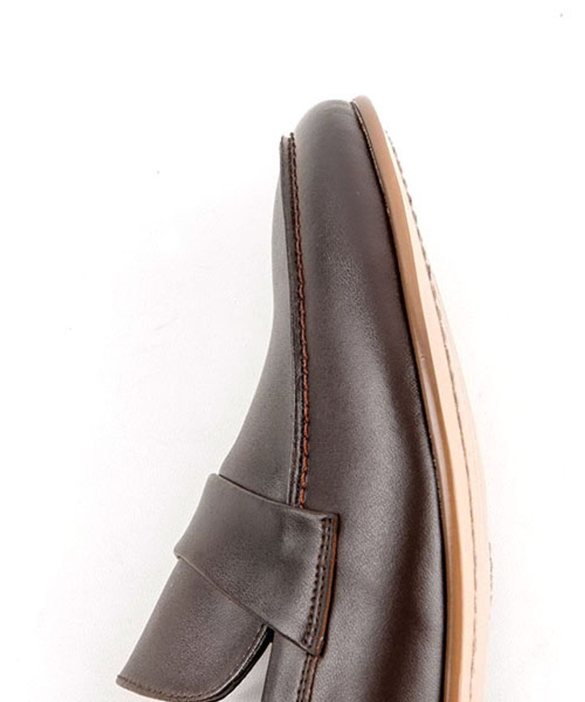 레더리스(LEATHERLESS) #5041 / 플렛 아웃솔 로퍼  / 다크브라운 / for men