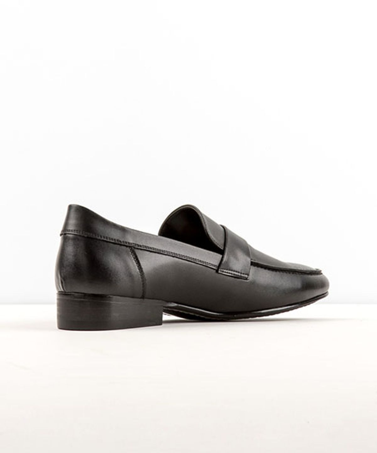 레더리스(LEATHERLESS) #5041 / 플렛 아웃솔 로퍼  / 블랙 / for men