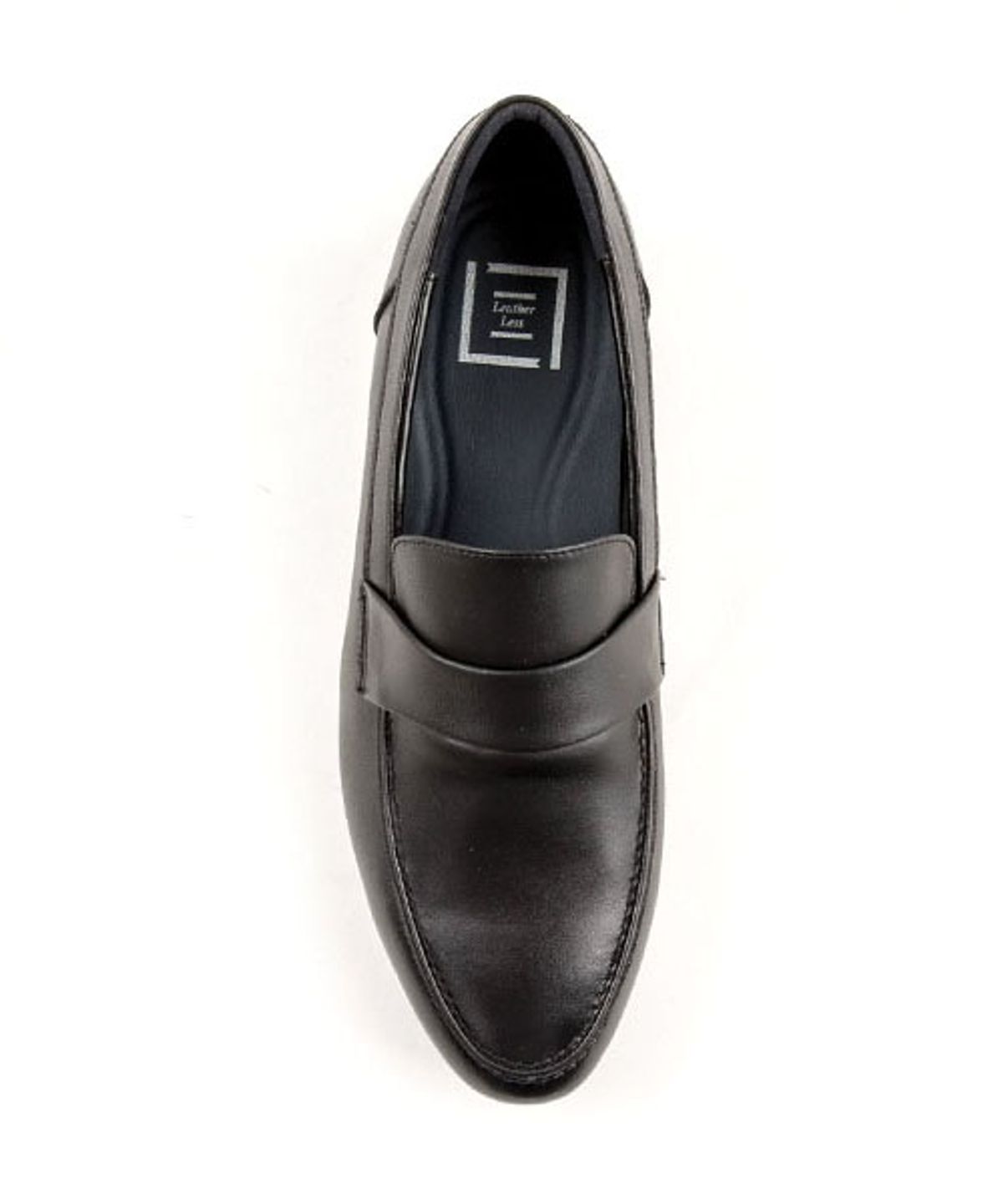 레더리스(LEATHERLESS) #5041 / 플렛 아웃솔 로퍼  / 블랙 / for men