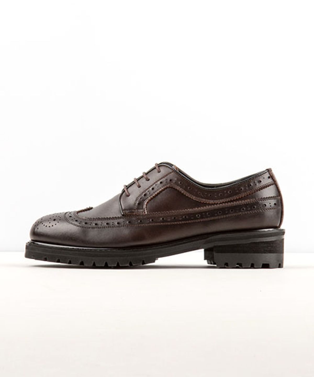 레더리스(LEATHERLESS) #5054 / 캐주얼윙팁워커 / 다크브라운 / for men