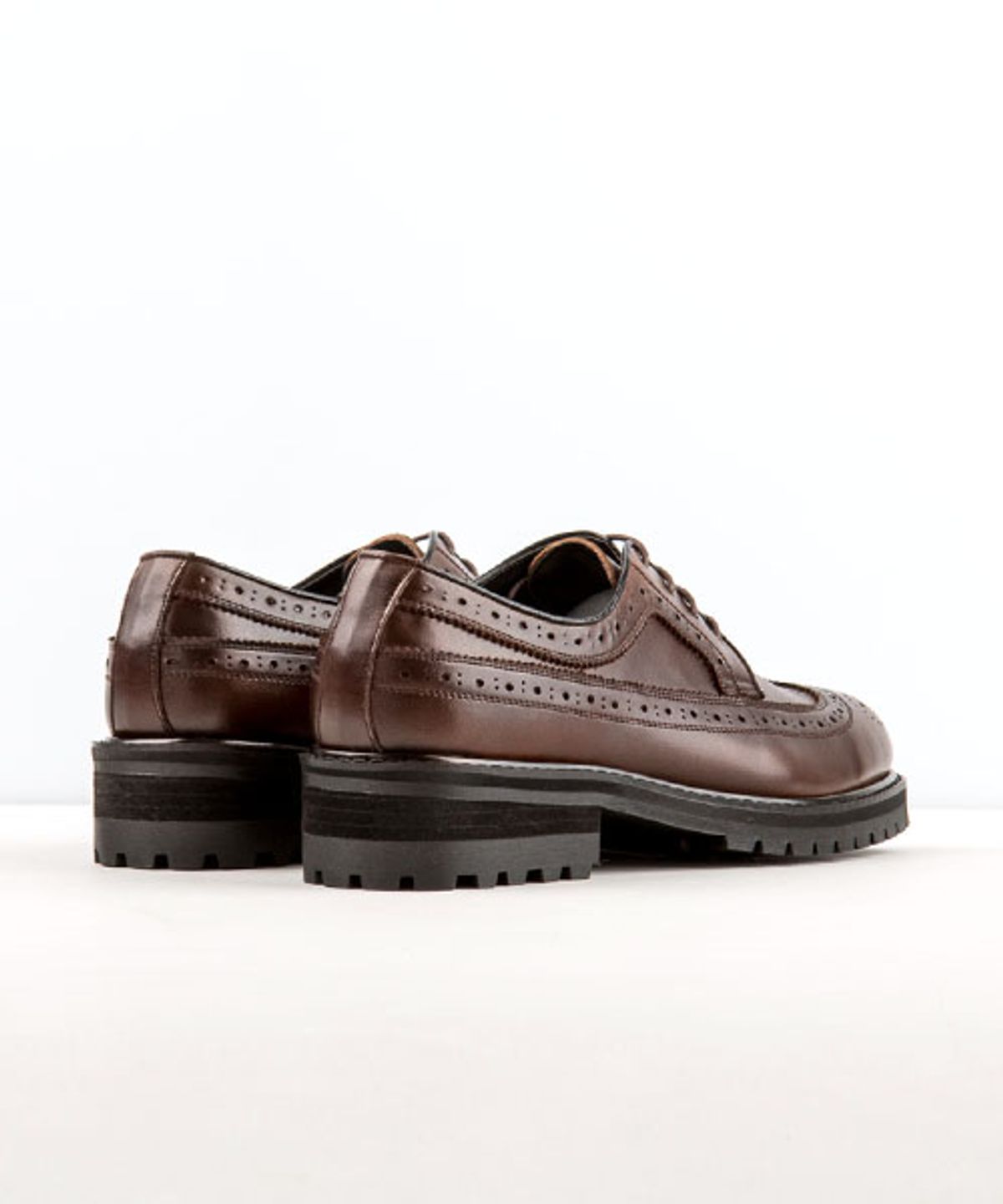 레더리스(LEATHERLESS) #5054 / 캐주얼윙팁워커 / 브라운 / for men
