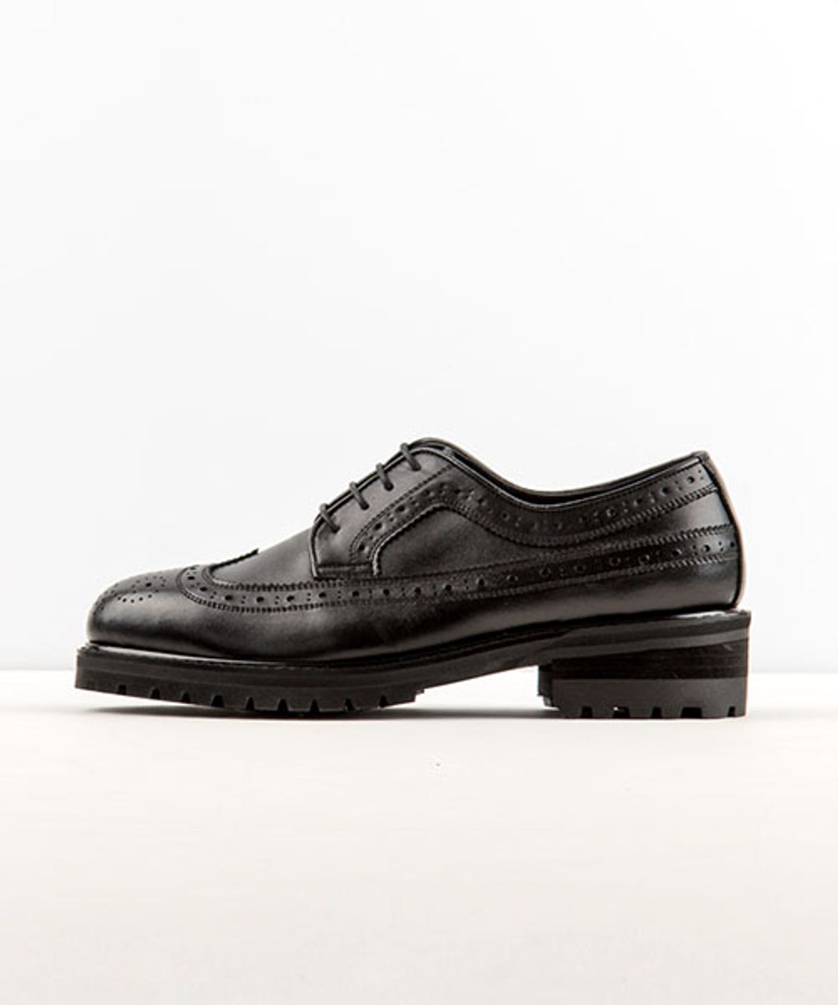 레더리스(LEATHERLESS) #5054 / 캐주얼윙팁워커 / 블랙 / for men