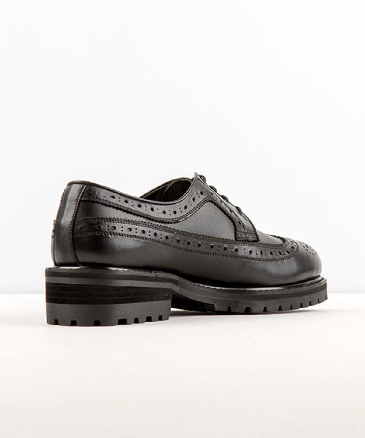 레더리스(LEATHERLESS) #5054 / 캐주얼윙팁워커 / 블랙 / for men