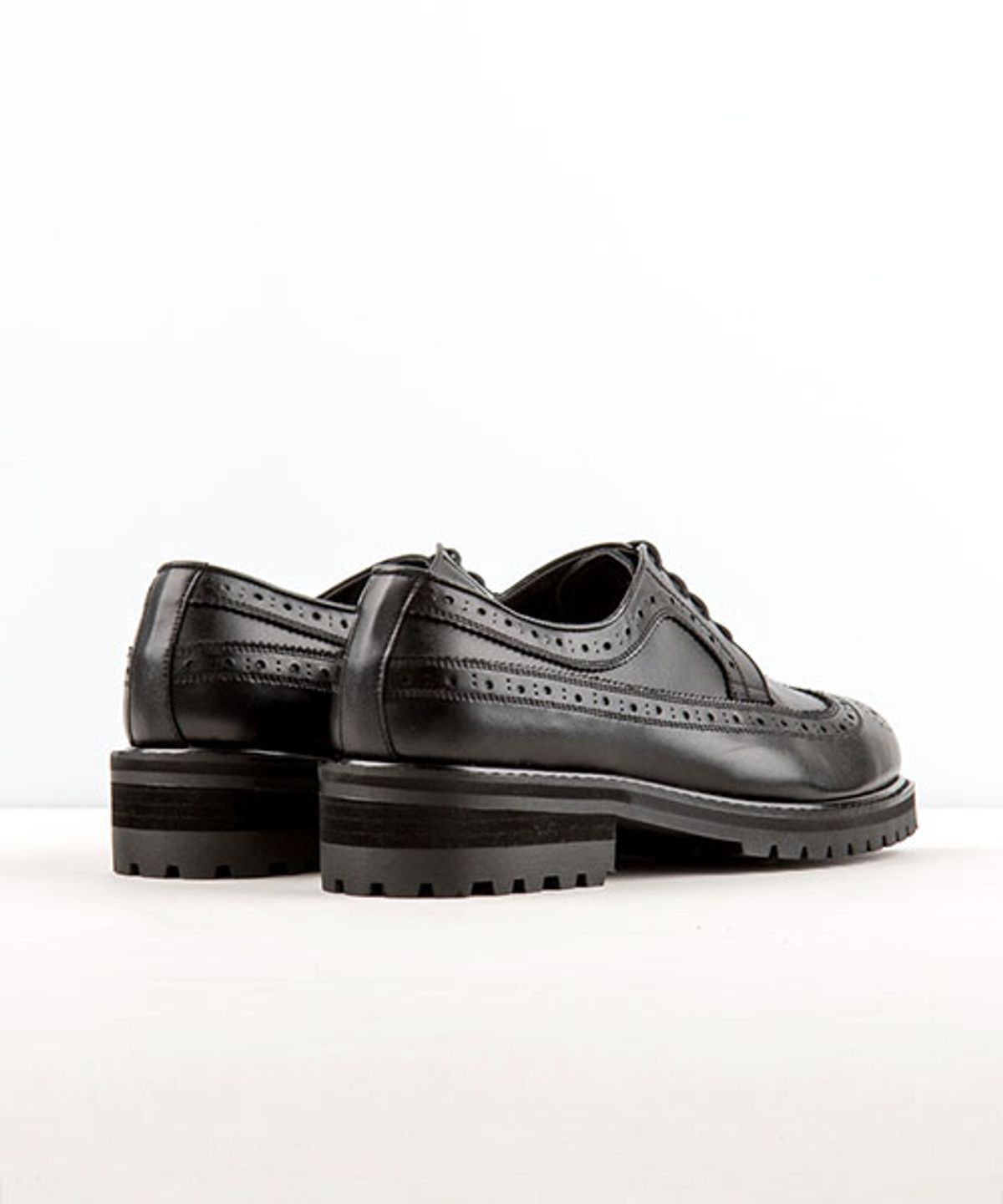 레더리스(LEATHERLESS) #5054 / 캐주얼윙팁워커 / 블랙 / for men
