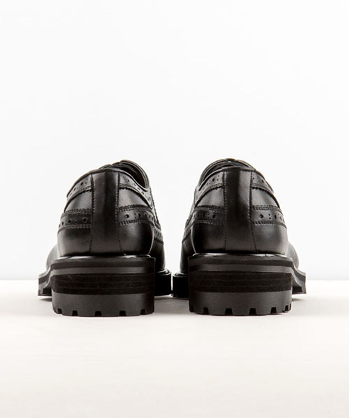 레더리스(LEATHERLESS) #5054 / 캐주얼윙팁워커 / 블랙 / for men