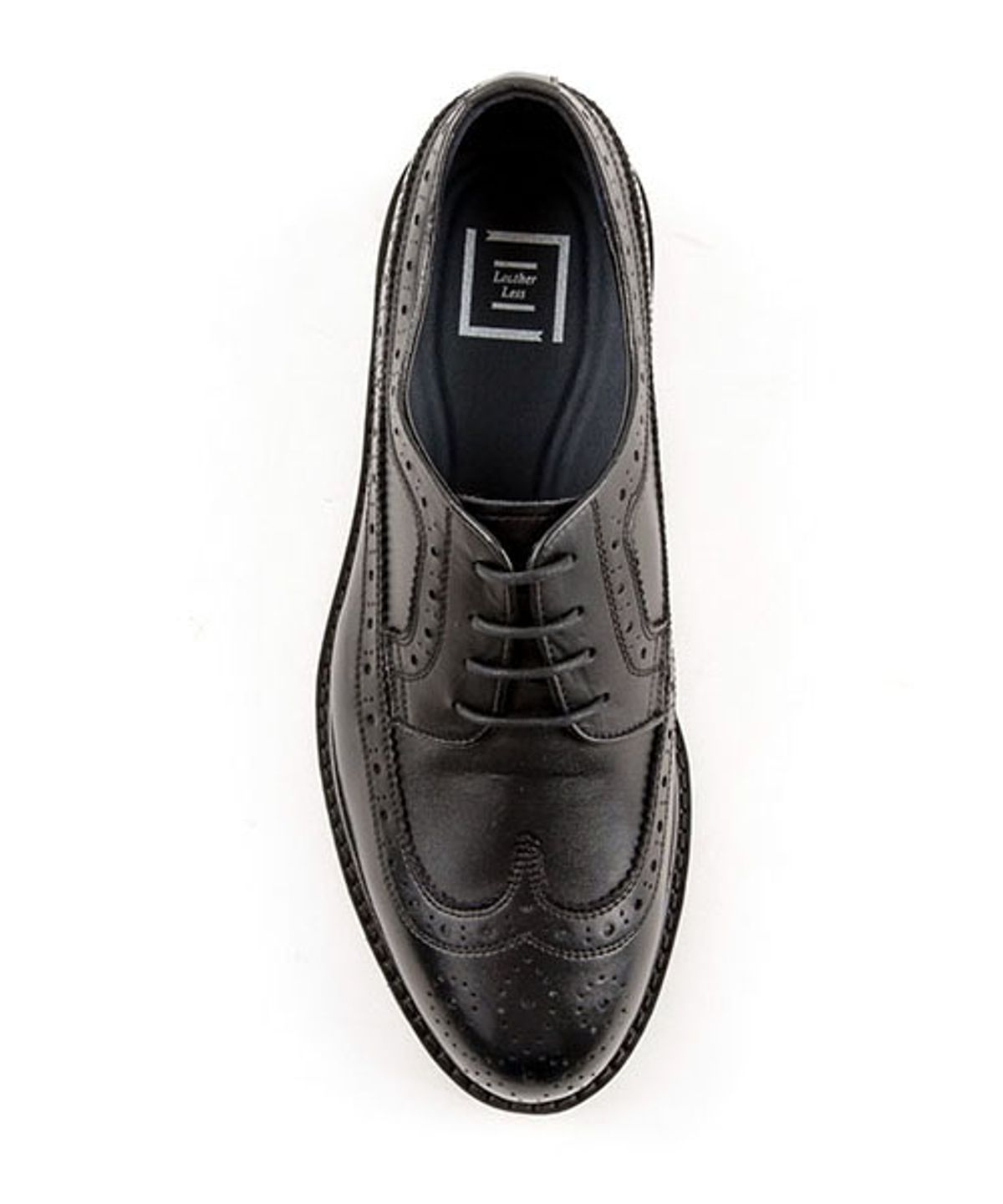 레더리스(LEATHERLESS) #5054 / 캐주얼윙팁워커 / 블랙 / for men