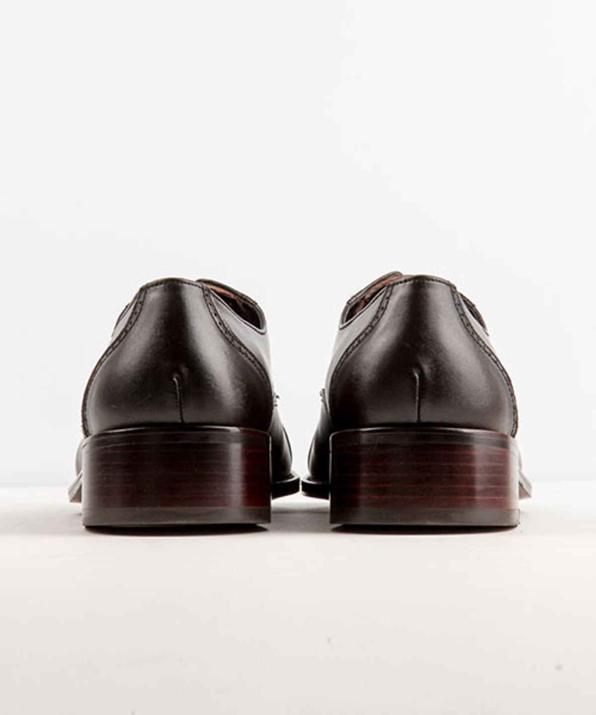 레더리스(LEATHERLESS) #0190 / 스트레이트팁 옥스포드/ 다크브라운 / for men