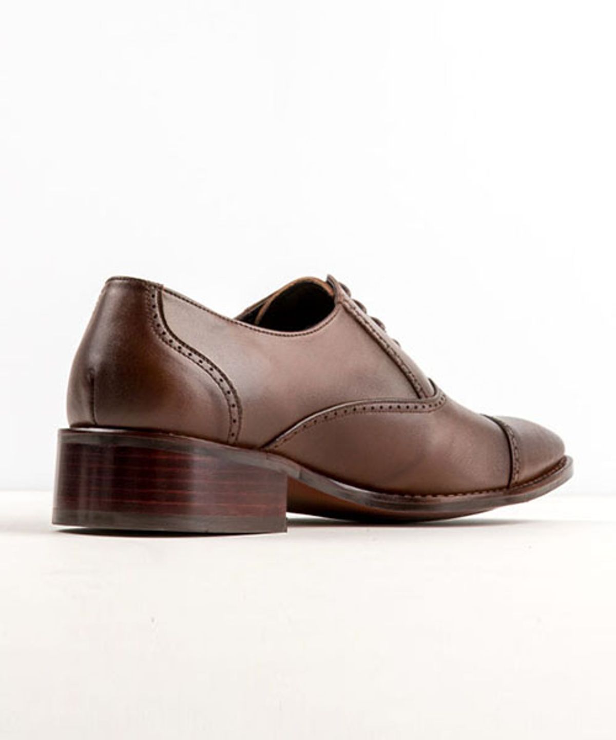 레더리스(LEATHERLESS) #0190 / 스트레이트팁 옥스포드/ 브라운 / for men