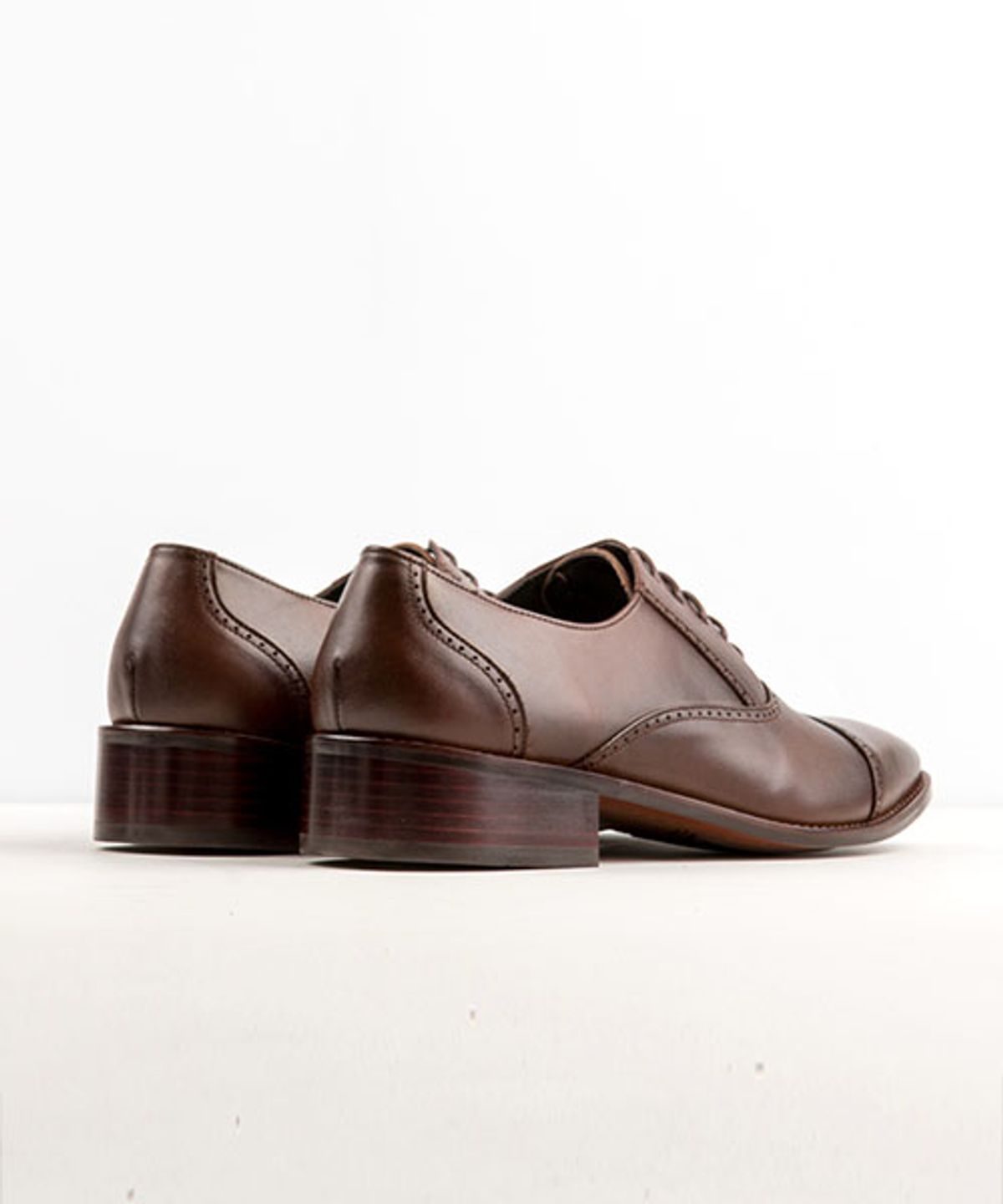 레더리스(LEATHERLESS) #0190 / 스트레이트팁 옥스포드/ 브라운 / for men