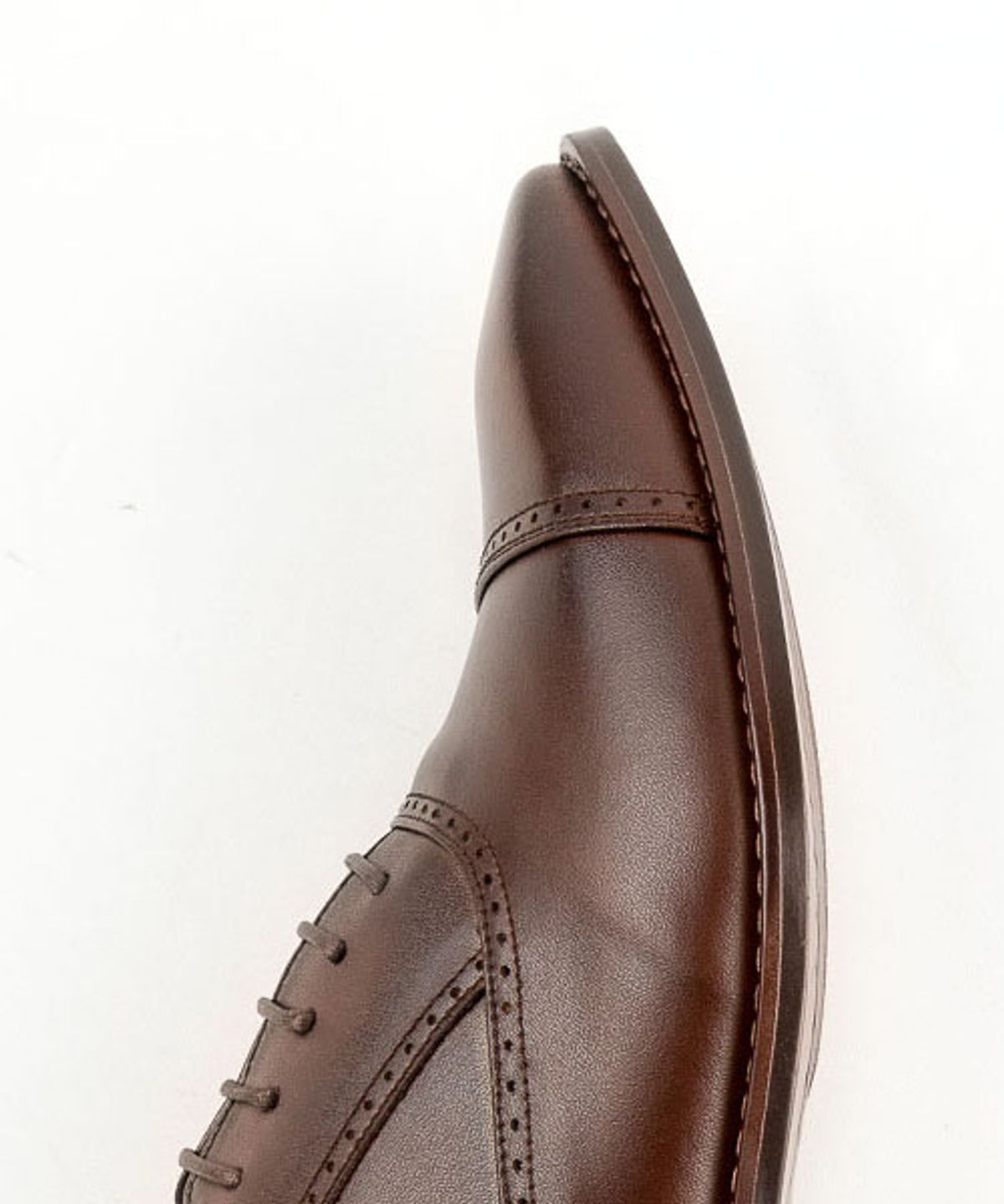 레더리스(LEATHERLESS) #0190 / 스트레이트팁 옥스포드/ 브라운 / for men
