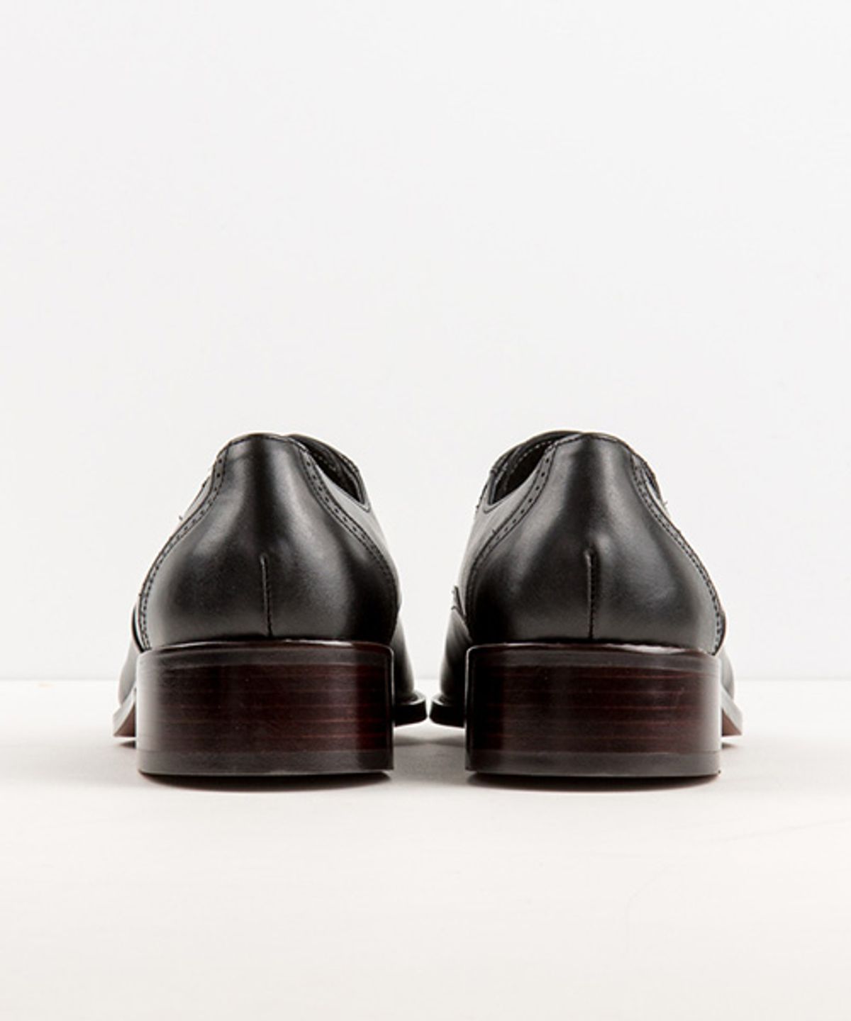 레더리스(LEATHERLESS) #0190 / 스트레이트팁 옥스포드/ 블랙 / for men