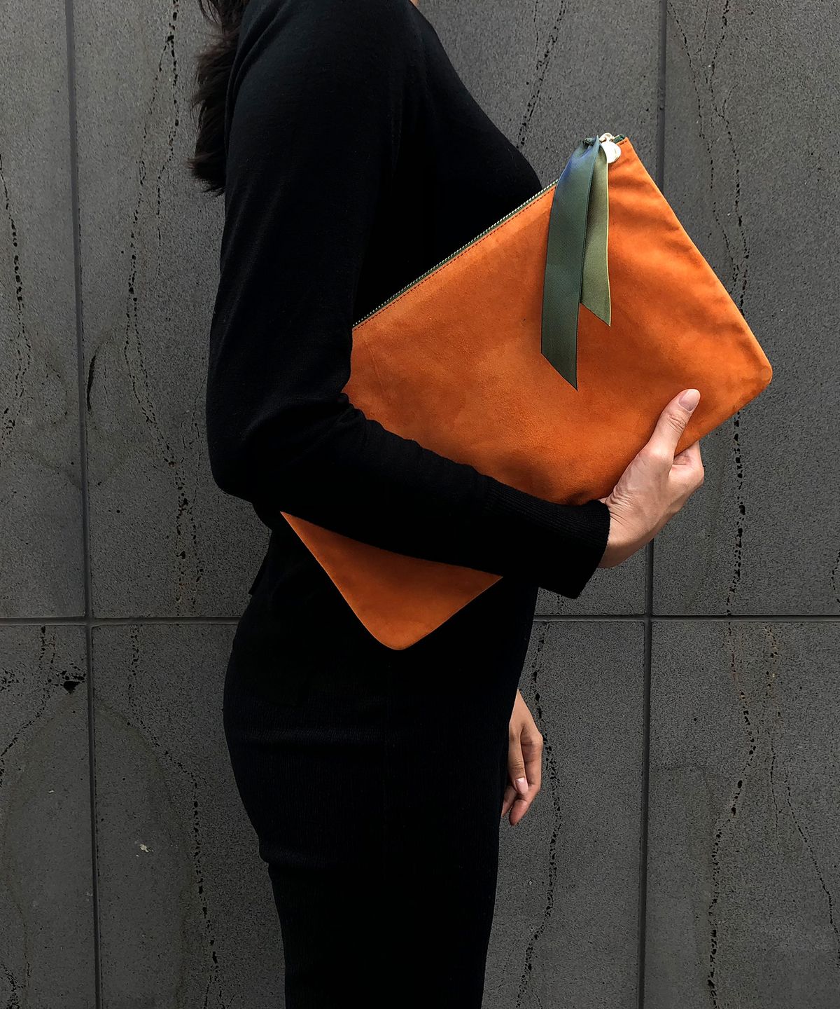 어뮨(UMUN) IN&OUT 클러치 [Orange]